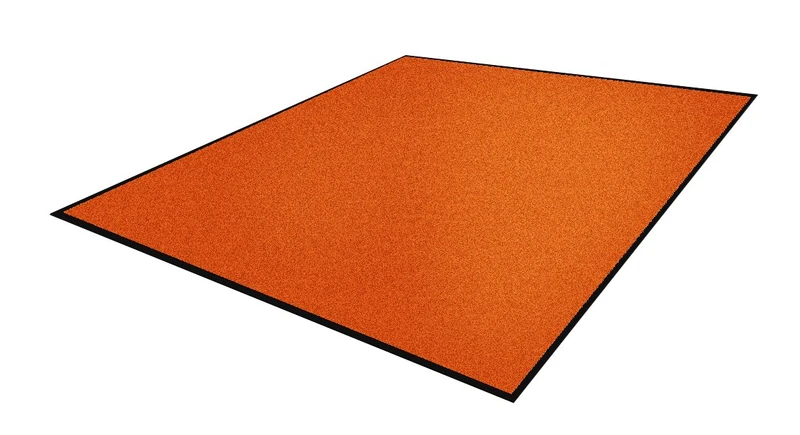 Andersen 1963432 8452# Nylon Fibre Interior Floor Mat, Classic Impressions Plus Solid, 1224gr/M2, 75 cm Width x 85 cm Length, Soft Orange