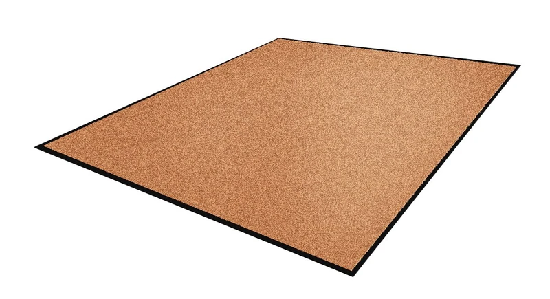 Andersen 1963631 8452# Nylon Fibre Interior Floor Mat, Classic Impressions Plus Solid, 1224gr/M2, 60 cm Width x 85 cm Length, Dark Beige