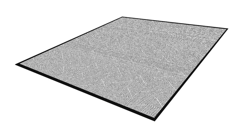 Andersen 1965230 2452# Nylon Fibre Interior Floor Maze Mat, 830gr/M2, 85 cm Width x150 cm Length, Dark Grey/Light Grey - Image 1