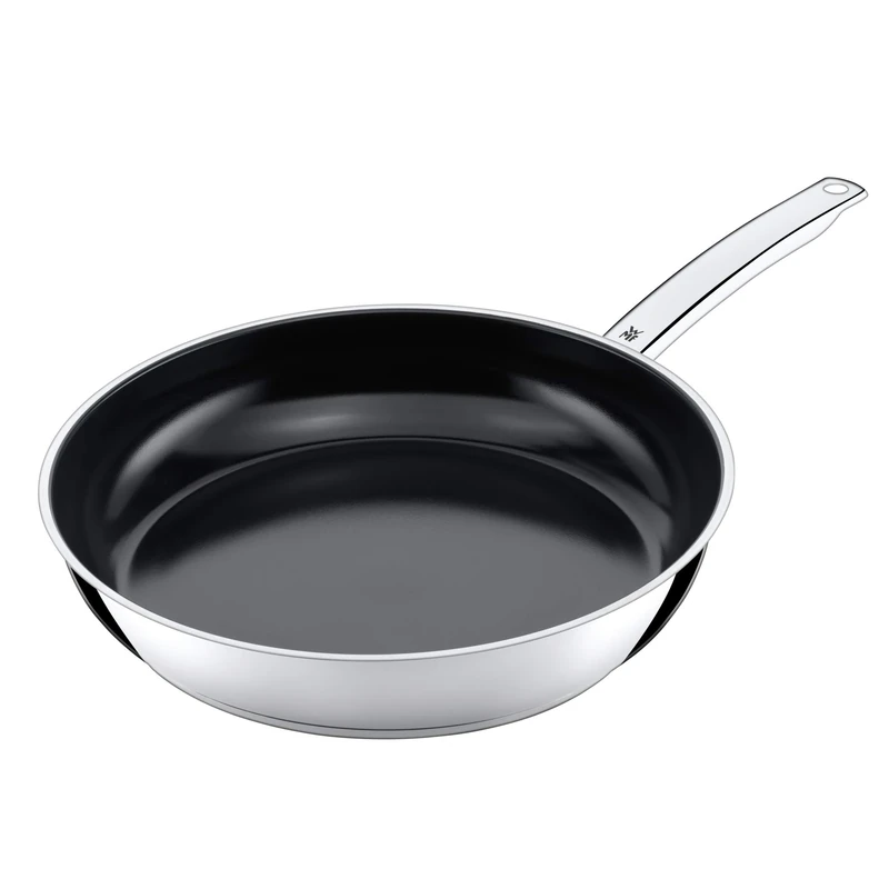 WMF Durado Frying Pan 32 cm Induction, Cromargan Stainless Steel Coating, Large Ceramic Coating, Oven-Safe