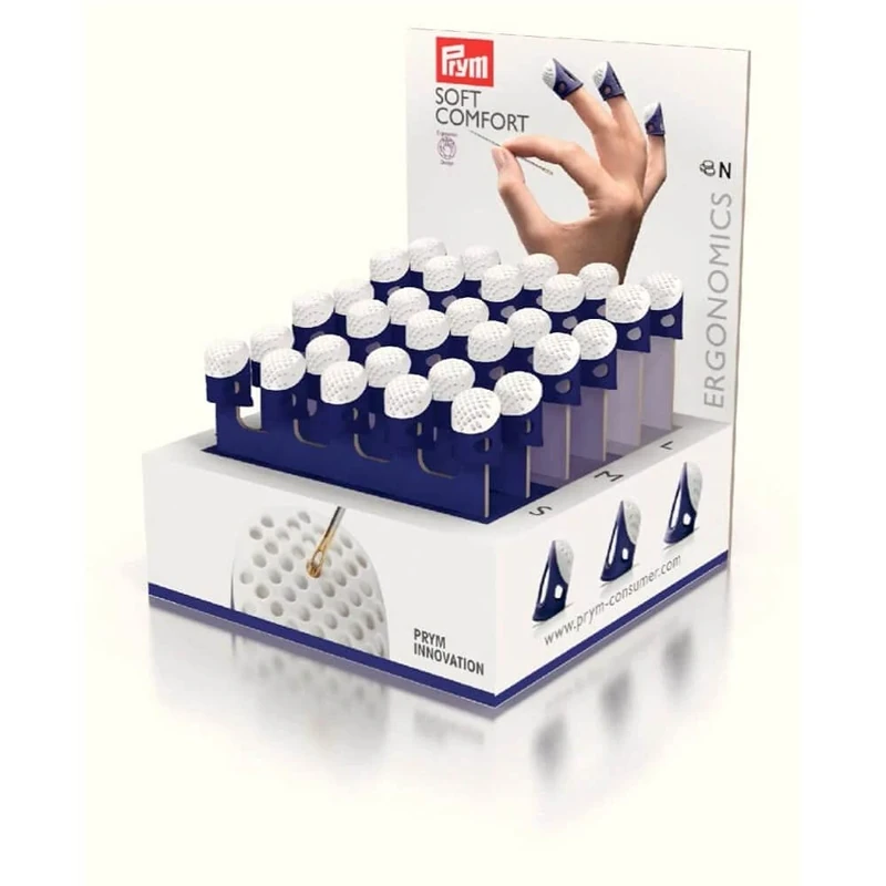 Prym Thimbles, White, Eine Grösse