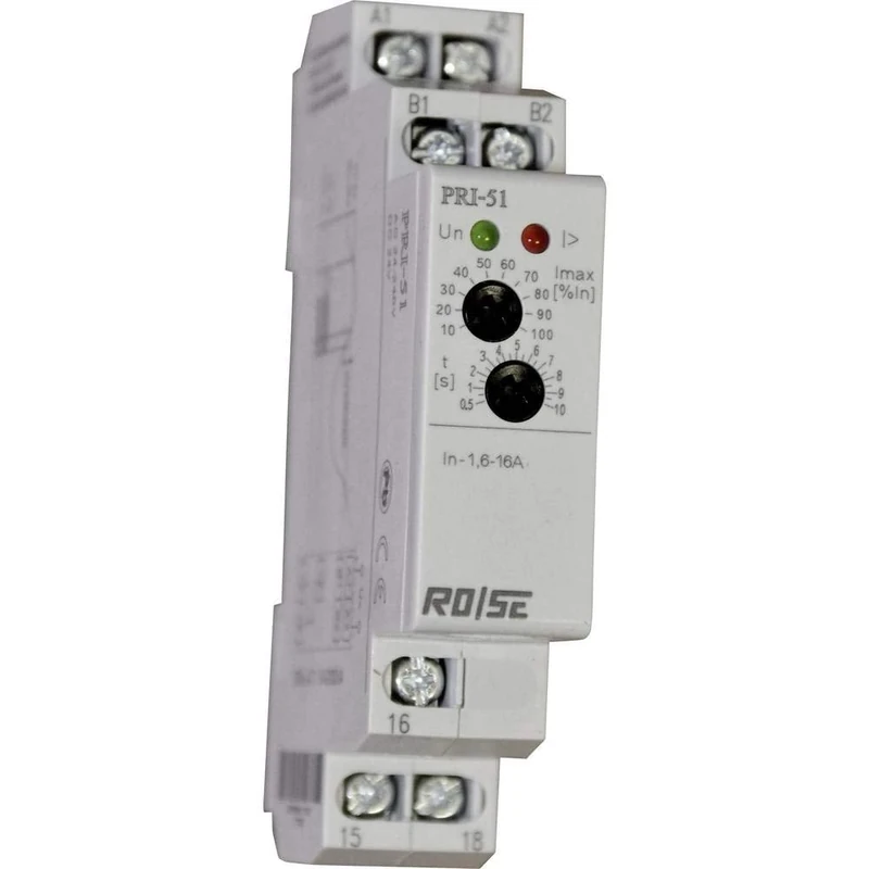 RO/SE PRI-51/16 Power Monitoring Relays, Power Range 16A / 24-240V AC + 24V DC