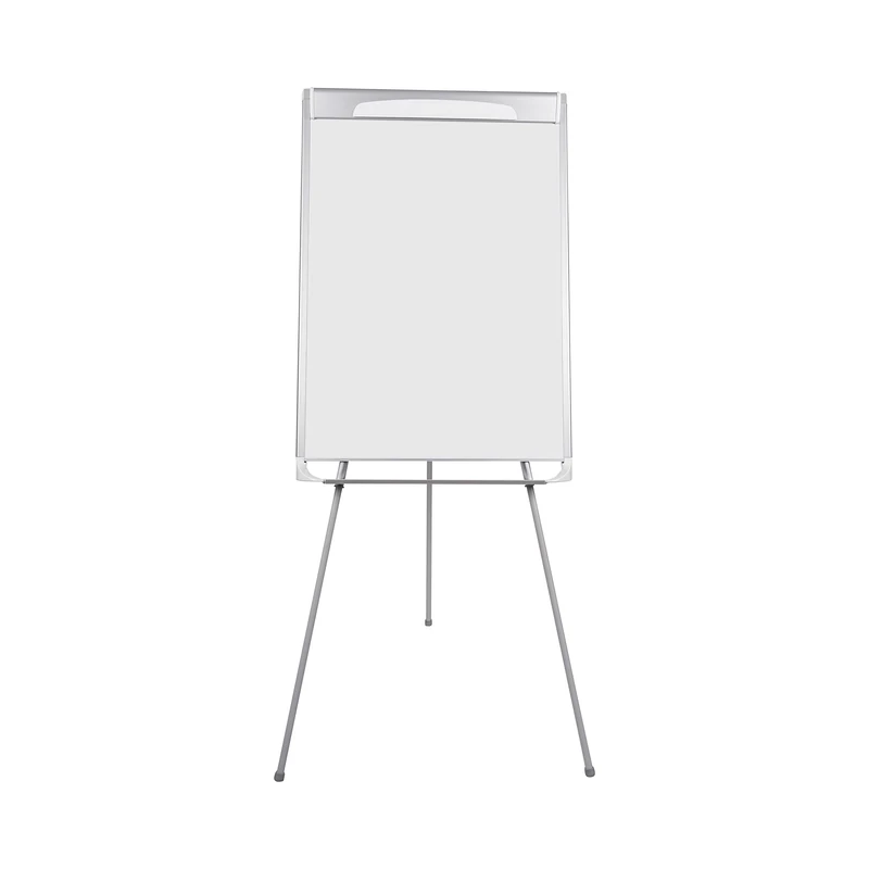 Bi-Office Flipchart Tripod Easel Mastervision with extendable arms, Magnetic, Grey, Euro (70 x 100 cm)