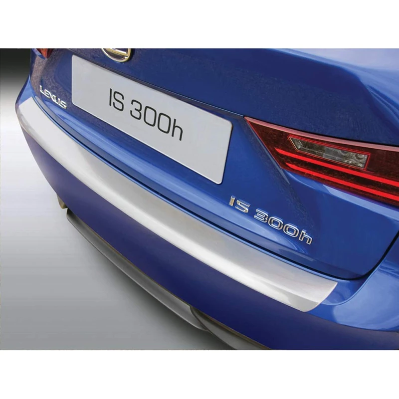 ABS Rear Bumper Protector Compatible with Lexus IS 2013-2016 Silver