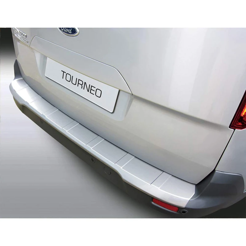ABS Rear Bumper Protector Compatible with Ford Tourneo/Transit Connect 1/2014- Silver