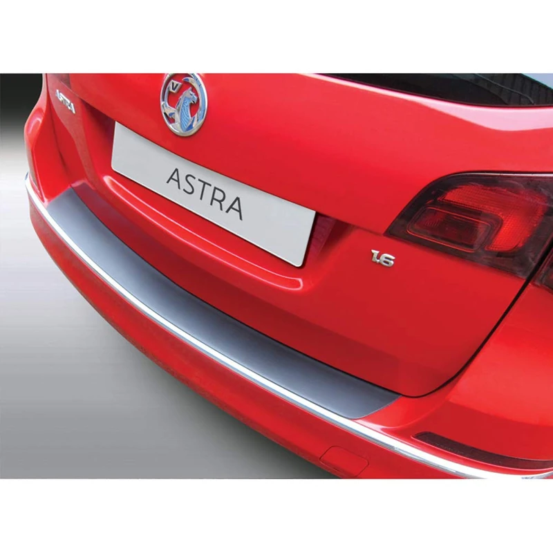 RGM ABS Rear bumper protector compatible with Opel Astra J Sportstourer 2012-2015 Black