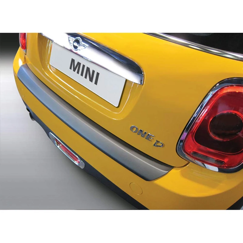 RGM ABS Rear bumper protector compatible with Mini One/Cooper+S F56 3 doors 3/2014-2/2021 & Cabrio F57 2014-2021 & Mini F56 Electric 2021- Black