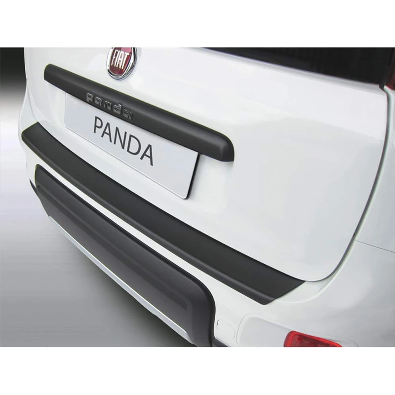RGM ABS Rear Bumper Protector Compatible with Fiat Panda 4x4/Trekking 3/2012- Black