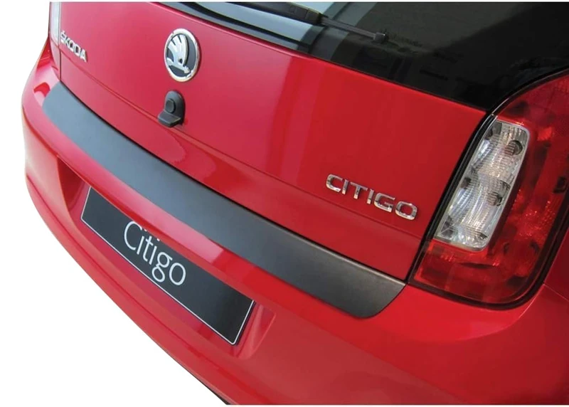 RGM ABS Rear bumper protector compatible with Skoda Citigo 3/5 doors 2012-2019 Black
