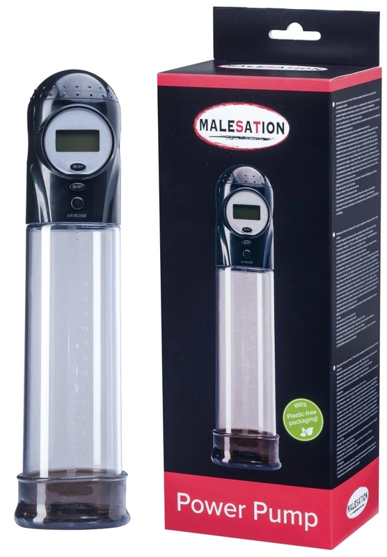 MALESATION Penis Pump Transparent 20.5 cm