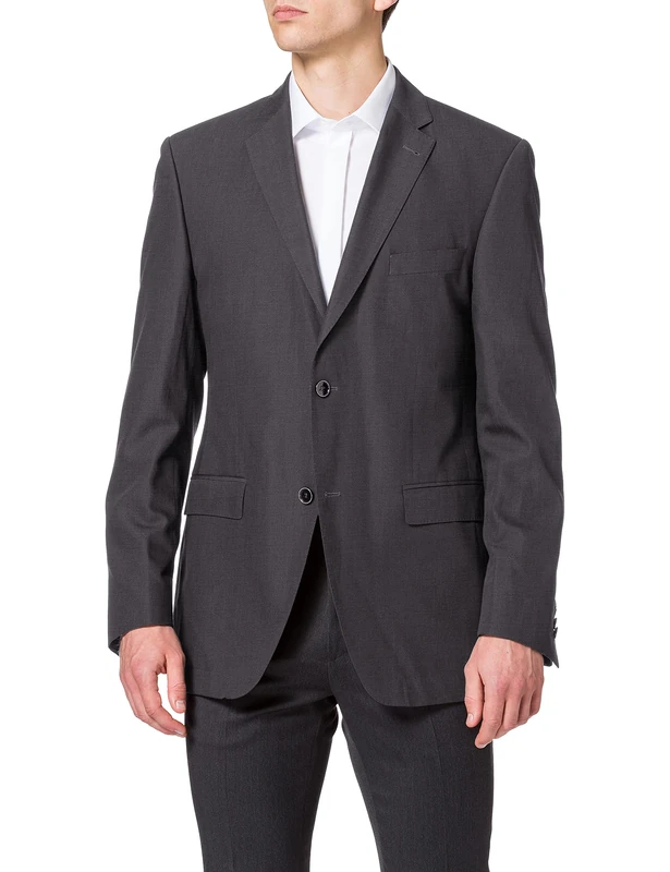 Roy Robson Men's Shape Fit Suit Jacket, Grey (Anthracite 9), 40S