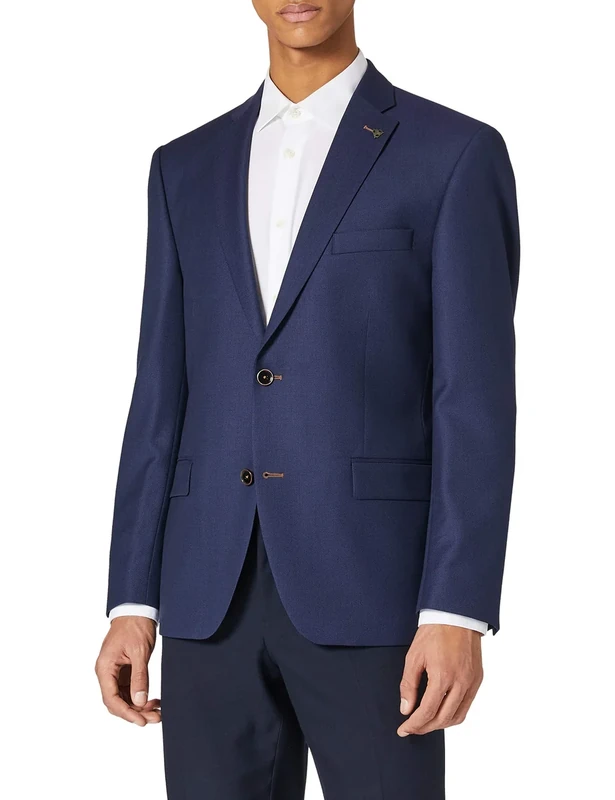 Roy Robson Men's Shape fit Suit Jacket, Blue (Marine 18), 36R