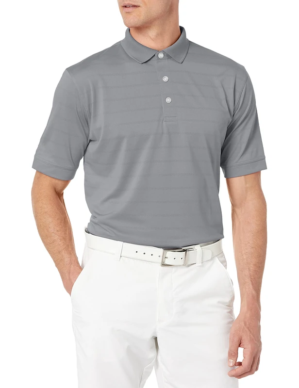 Callaway Men's Golf Short Sleeve Pique Open Mesh Polo Shirt, Quiet Shade, X-Large