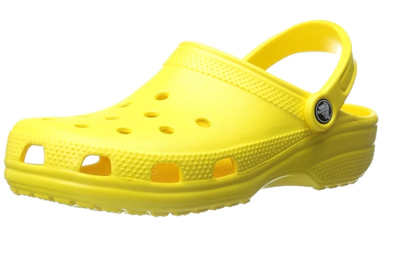 Crocs Unisex Classic Clogs - Lemon - 4 UK Men / 5 UK Women - Image 1