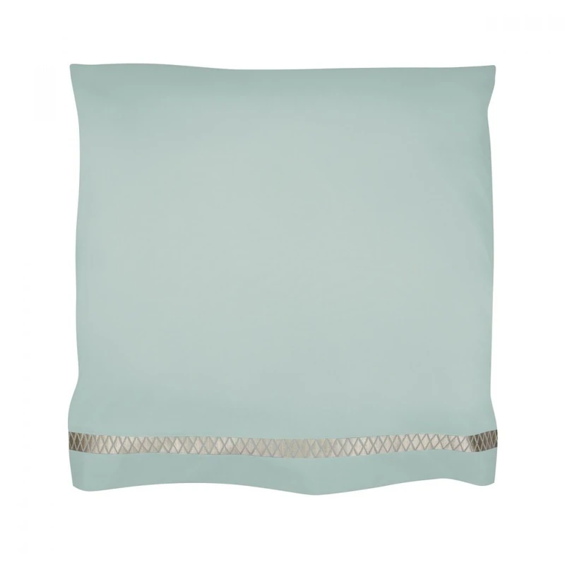 Bailet Decorative Arts Percale Cotton Pillowcase, Sea Green, 50 x 70 cm