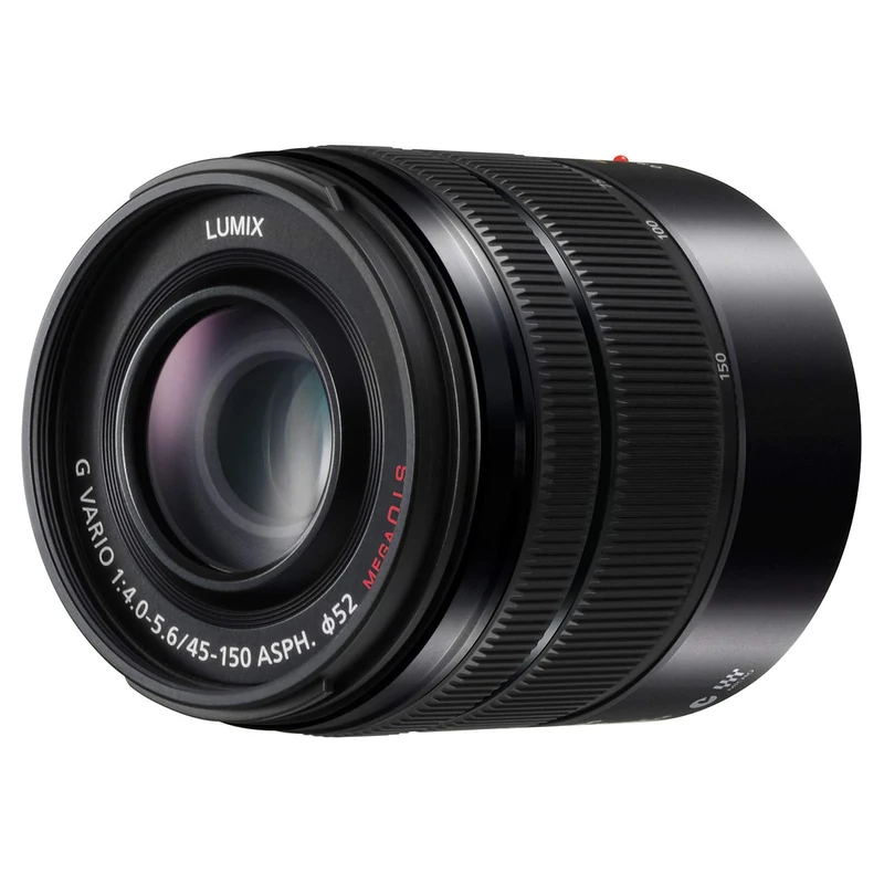 Panasonic LUMIX H-FS45150EKA G Vario 45-150 mm Interchangeable Telephoto Zoom Lens - Black