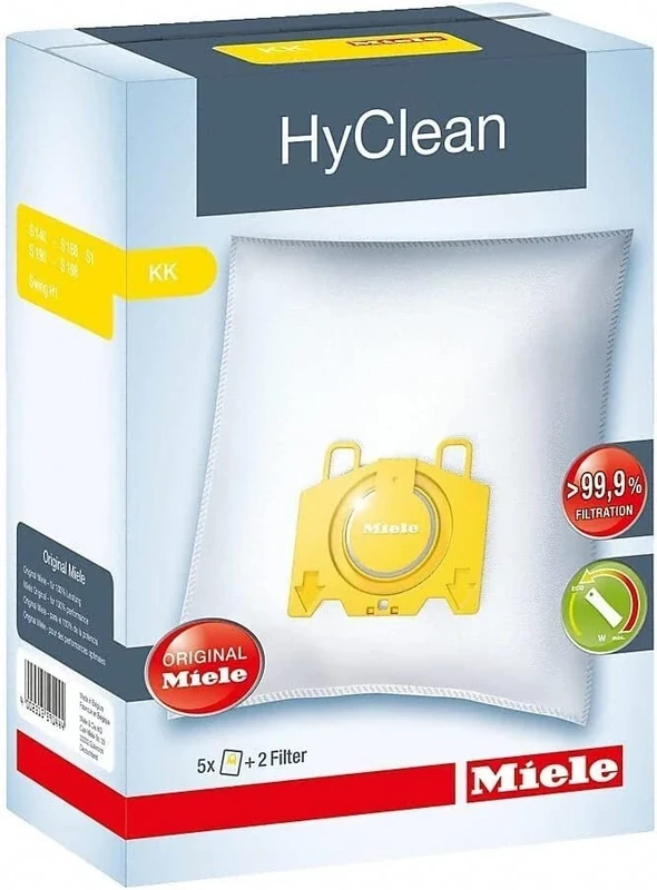 Miele 10123260 HyClean Vacuum Cleaner Bag, pl, 1 Liter