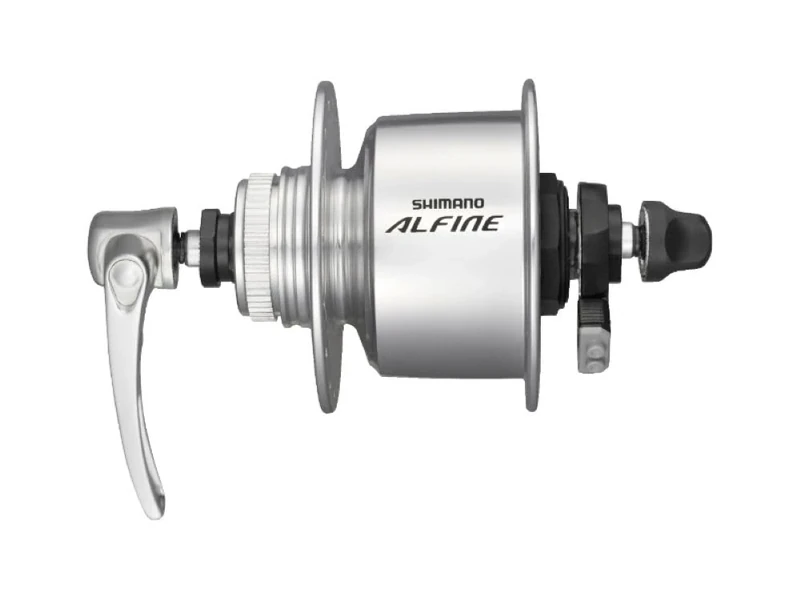 Shimano DH-S501 Alfine, 6v 3w, Centre-Lock disc, 36h, Q/R, silver