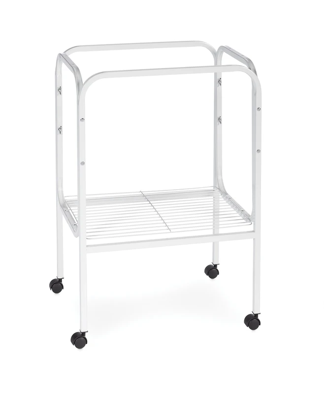 PREVUE PET PRODUCTS sp444 W Bird Cage Stand with Shelf, White