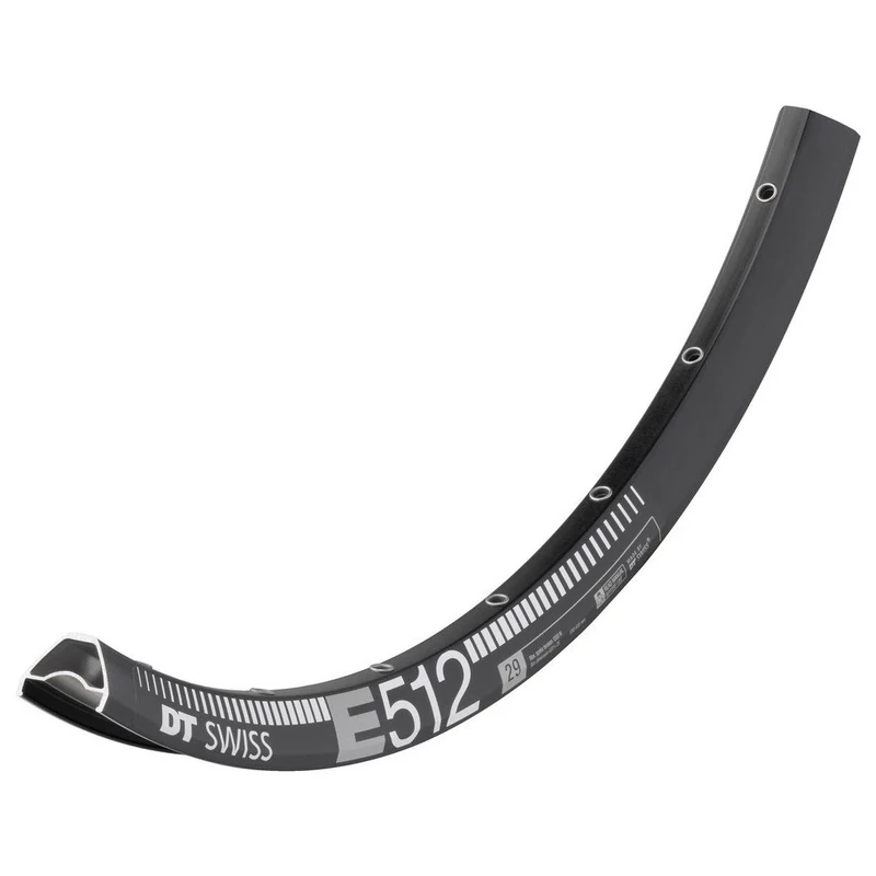 DT Swiss E 512 Sleeve-joined disc-specific 28 hole Presta-drilled black - 29