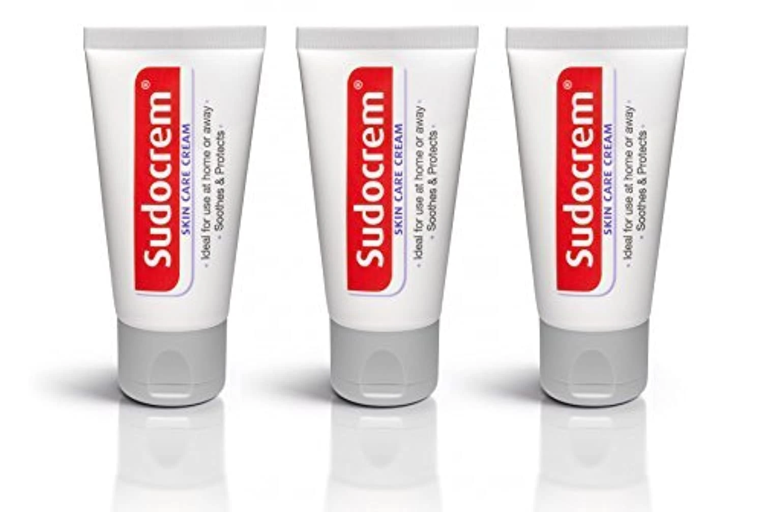 3X Sudocrem Skin Care Cream 30G Tube Sudocream Soothes Protects Travel Mini