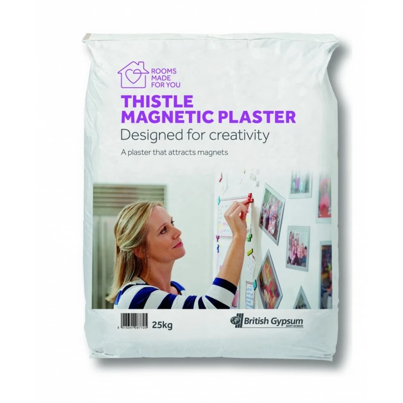 Magnet Expert Thistle Magnetic Plaster by British Gypsum – 25kg bag (5sqm coverage)