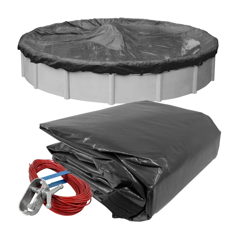 Robelle 5118-4 Pool Cover for Winter, Ultimate, 18 ft Above Ground Pools