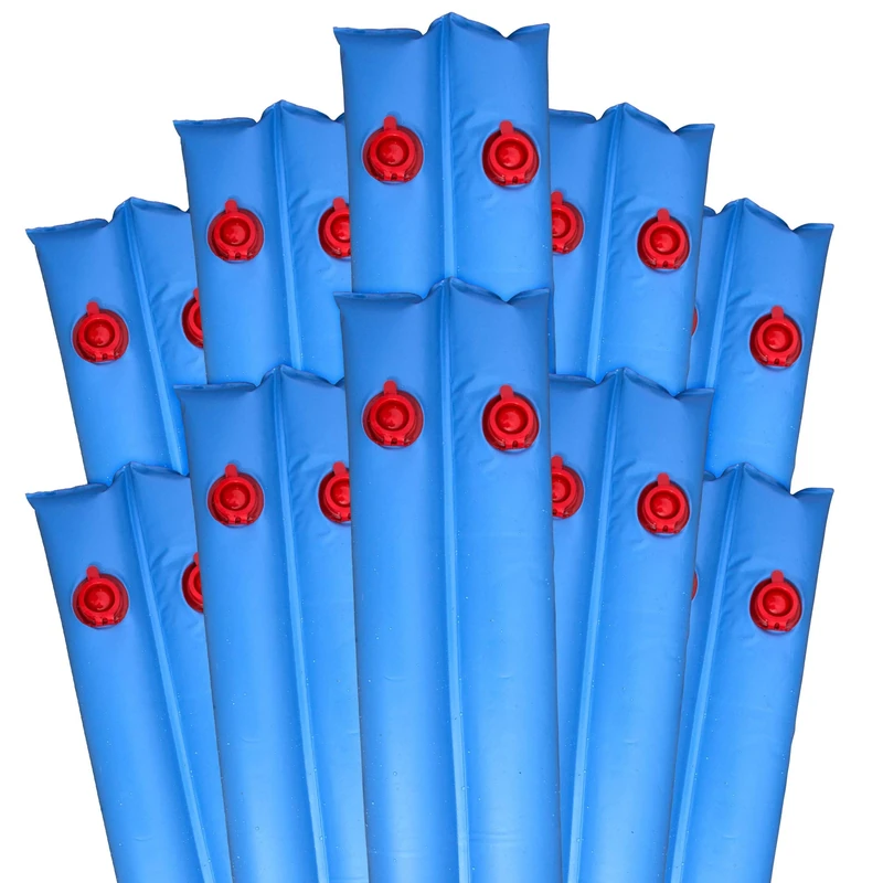 Pool Mate 1-3809-20-10 Extra Heavy-Duty 20 Gauge 8-Foot Blue Winter Water Bag For Swimming Pool Covers, 10-Pack