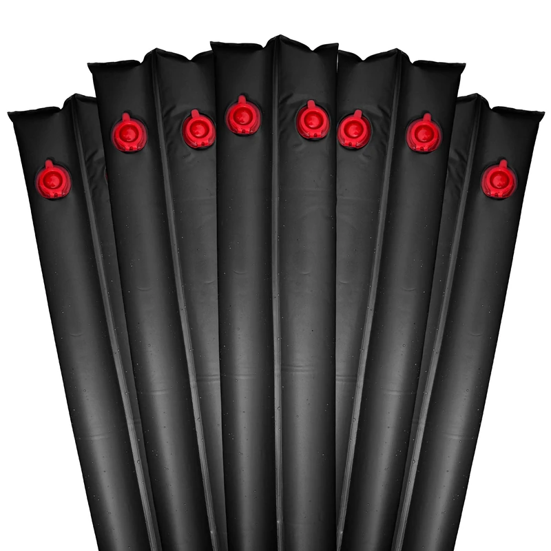 Pool Mate 1-3811-20-BLK-05 Pool Cover Water Bags, 5-Pack, 10 ft. Black Double Chamber, 20 Gauge