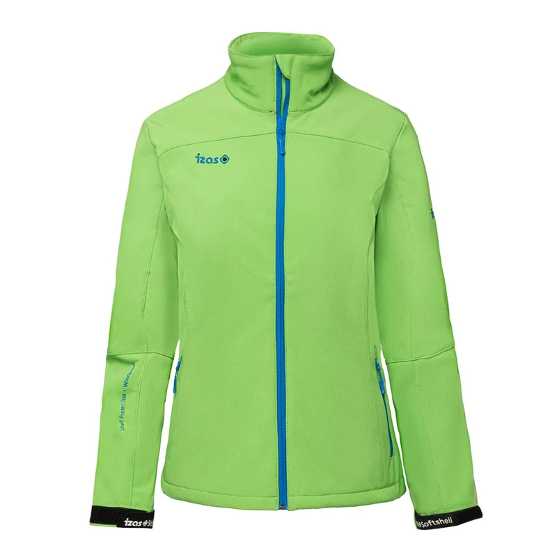 izas Gael – Softshell Jacket for Women multi-coloured Light Grey / Royal Blue Size:Medium