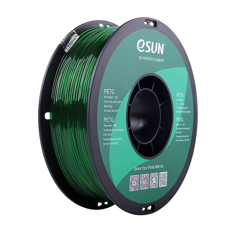 eSUN PETG Filament, Green, 1.55 kg - Image 1