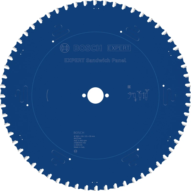 Bosch 1x EXPERT Sandwich Panel Corded Circular Saw Blade for Handheld Circular Saw (for Metal sandwich, Ø mm, Professional Accessory Hand-Held Corded Circular Saws, Plunge Saw)
