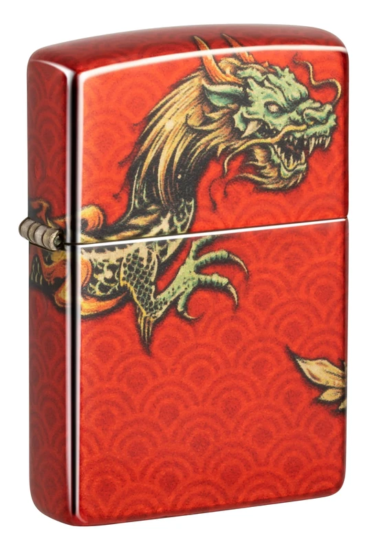 Zippo Windproof Lighter, Zippo Dragon Design – 540°, Colour Image – Refillable, Reusable, Windproof Design – Comes in Gift Box – Made in USA