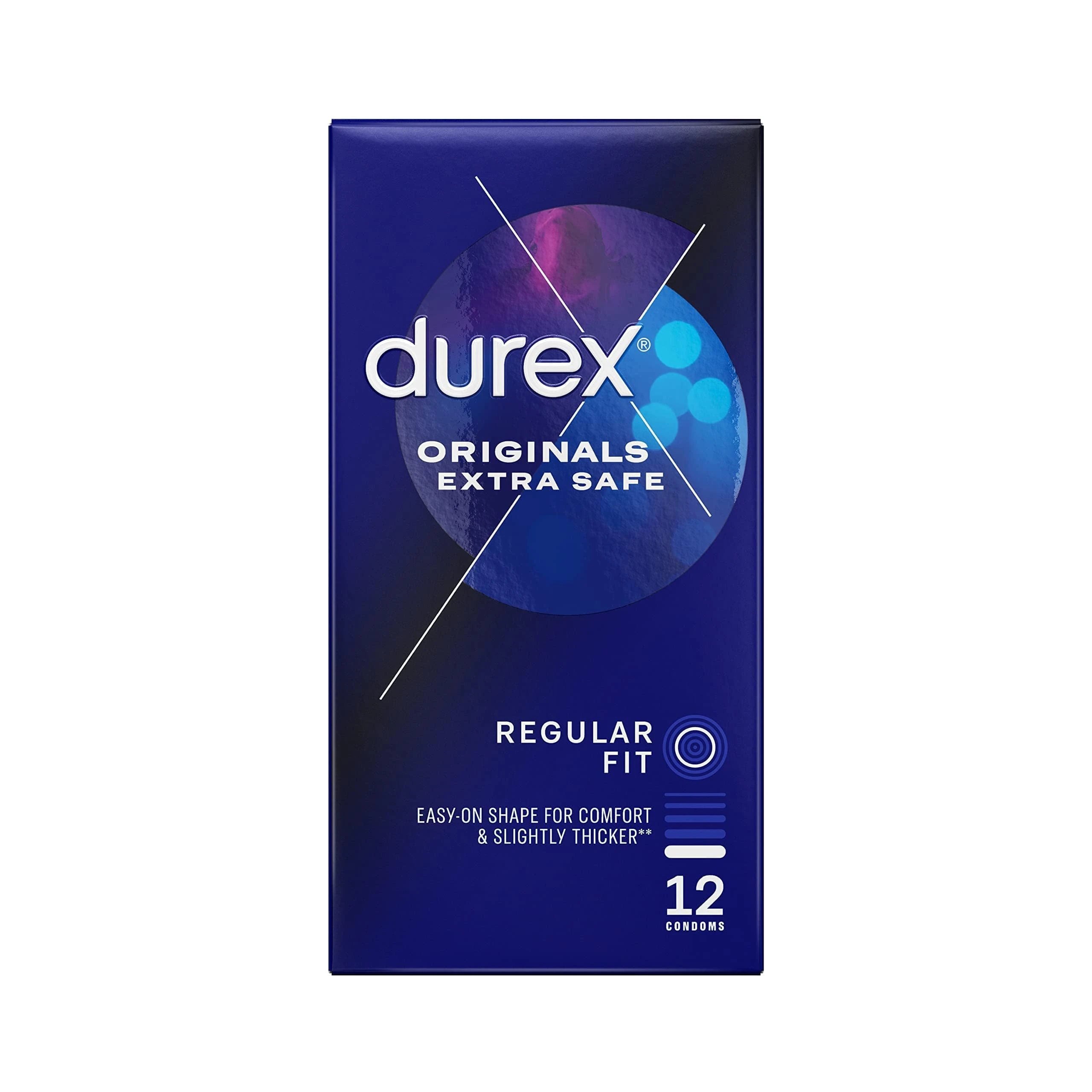 Durex Extra Safe Condoms, Pack of 12 (Packaging May Vary)