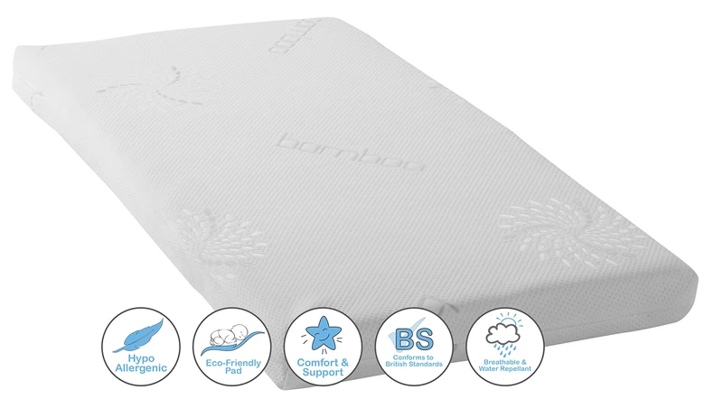 KINDER VALLEY Organic Bamboo Cot Mattress