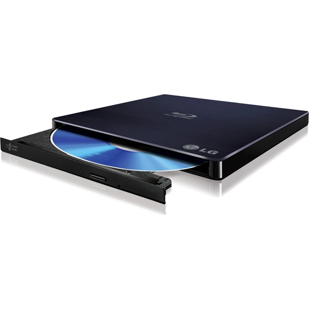 LG 6x WP50NB40 External Portable Slim Blu-ray Burner with Cyberlink Burning Software - Supports M-DISC and BDXL Discs (Retail Box)