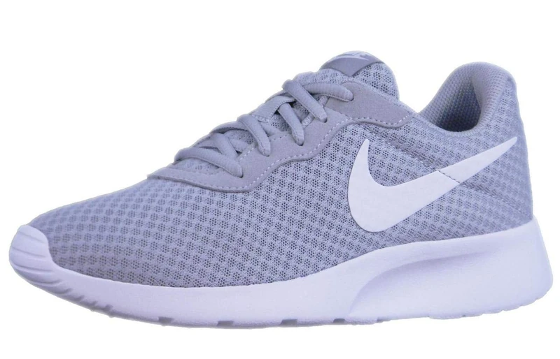 NIKE Women's Tanjun Sneaker, Grey Wolf Grey White 010, 2.5 UK - Image 1
