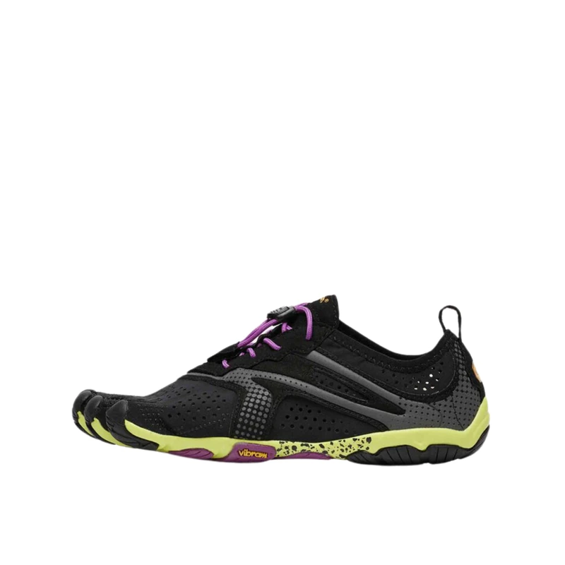 Vibram FiveFingers Women's 16w3105 V-run 36 Running Shoes, Multicolored Black Yellow Purple, 4 UK