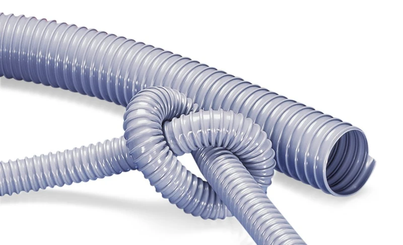 NORRES 34100250000-0000001000 AIRDUC PVC 341 Hose, Grey, 10m - Image 1