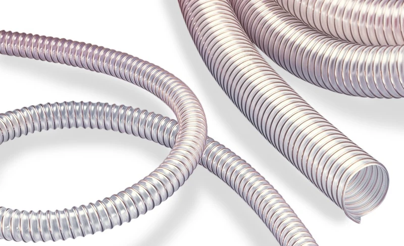 NORRES 35500700000-0000001000 AIRDUC PUR 355 AS Hose, Transparent, 10m