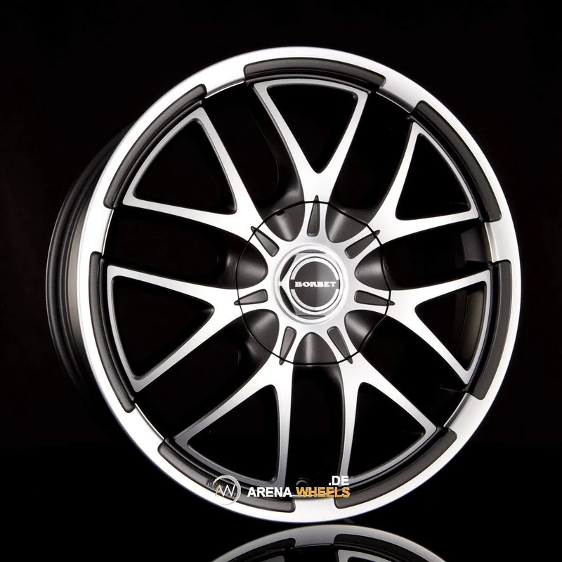 Borbet x A 9 x 20 ET 15 Bolt Circle 5 x 115 Hub Centering 71.6 x A 902015115571.6MAPM, Mistral Anthracite Polished Matt