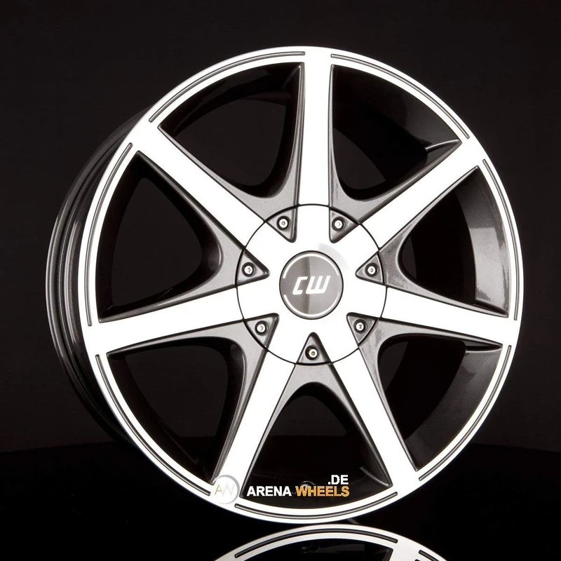 Borbet CWE 8.5 x 18 ET 35 Bolt Circle 6 x 115 Hub Centering 70.1 CWE 85835115670.1MAGP, Mistral Anthracite Polished