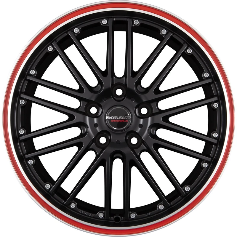 Borbet CW 2 7 x 17 ET 25 Bolt Circle 4 x 100 Hub Centering 64 CW2 70725100464HHP, Hyper Rim Polished