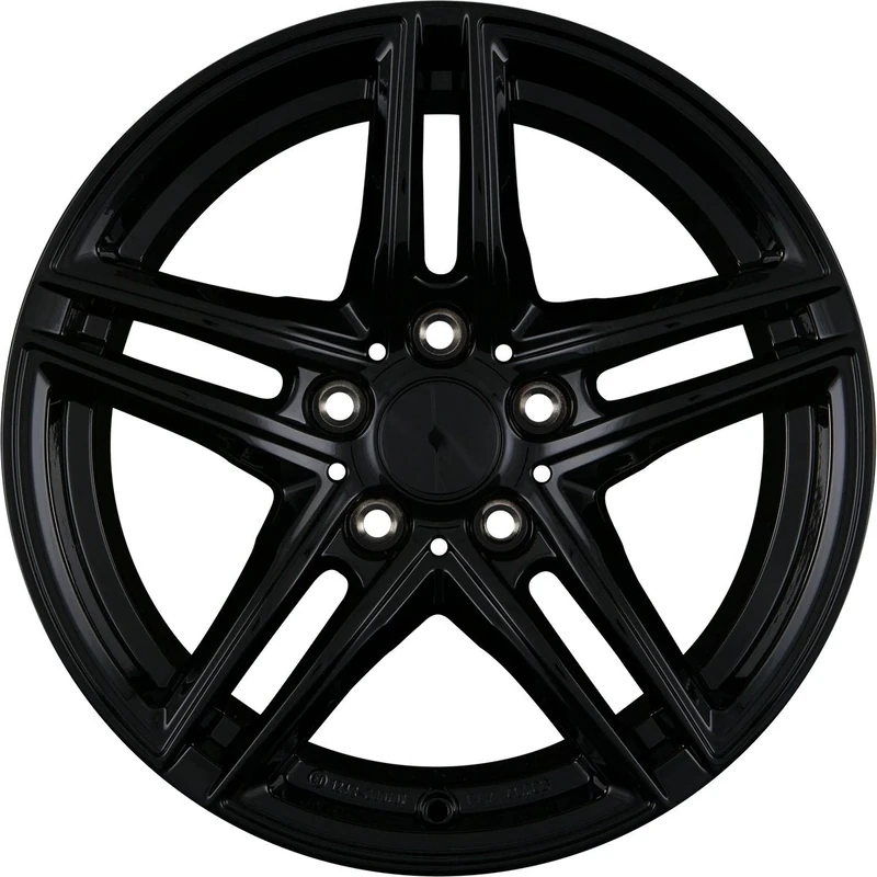 Borbet x R 7.5 x 17 ET 35 Bolt Circle 5 x 120 Hub Centering 72.5 x R 75735120572.5BG/T, Black Glossy