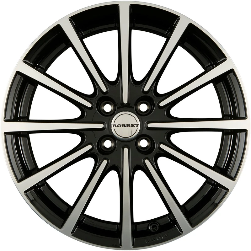 Borbet BL4 7 x 17 ET 35 Bolt Circle 4 x 98 Hub Centering 64 BL4 70735098464.0BS, Brilliant Silver