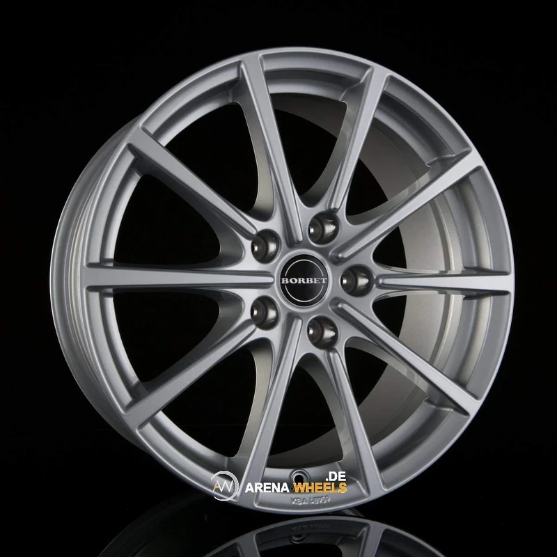 Borbet BL5 8 x 18 ET 45 Bolt Circle 5 x 120 Hub Centering 72.5 BL5 80845120572.5BS, Brilliant Silver
