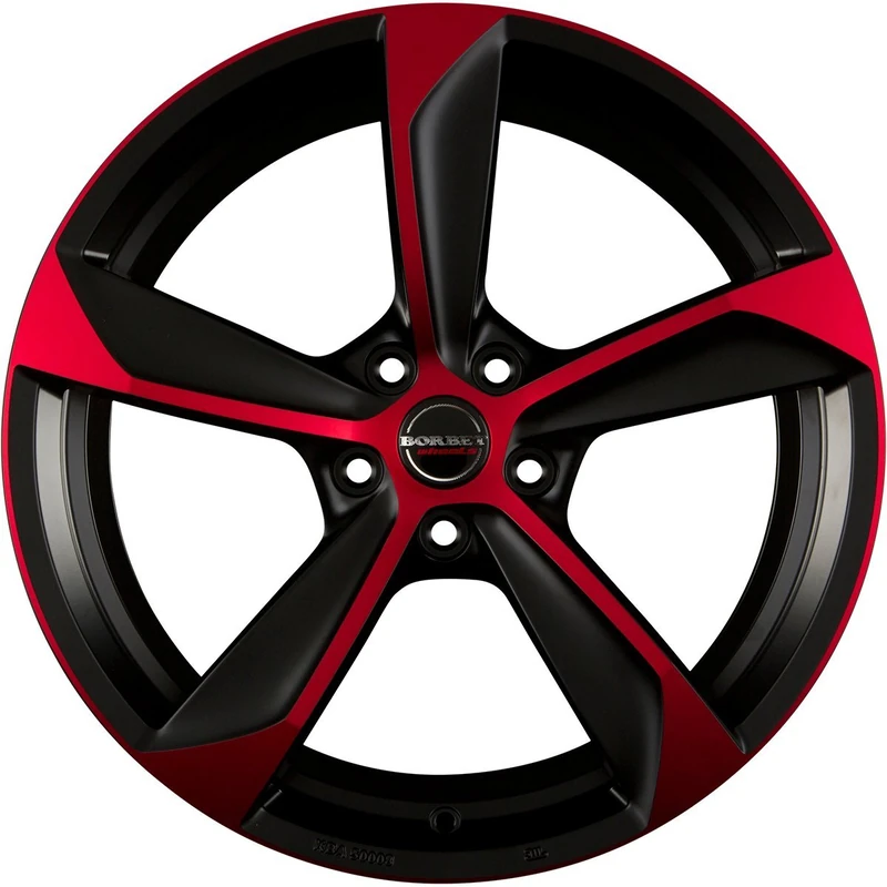 Borbet S 8 x 18 ET 45 Bolt Circle 5 x 108 Hub Centering 72.5 S 80845108572.5BS/T, Brilliant Silver