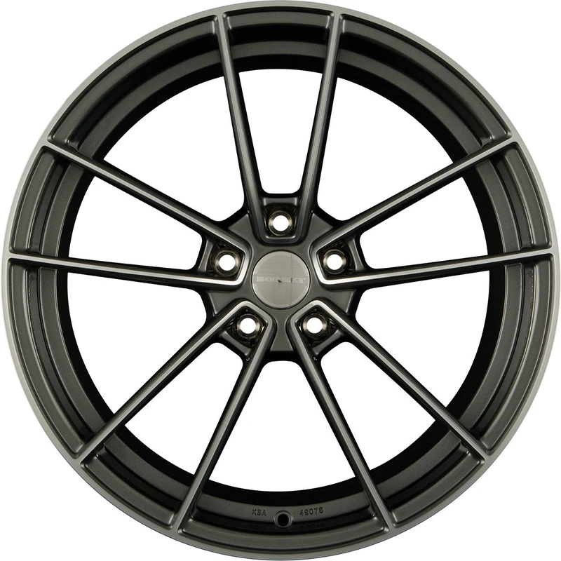 BORBET – Alloy Wheels, Width: 8.5, Diameter: 19 Hole Circle: 112, Color: Titanium Polished Dark - Image 1