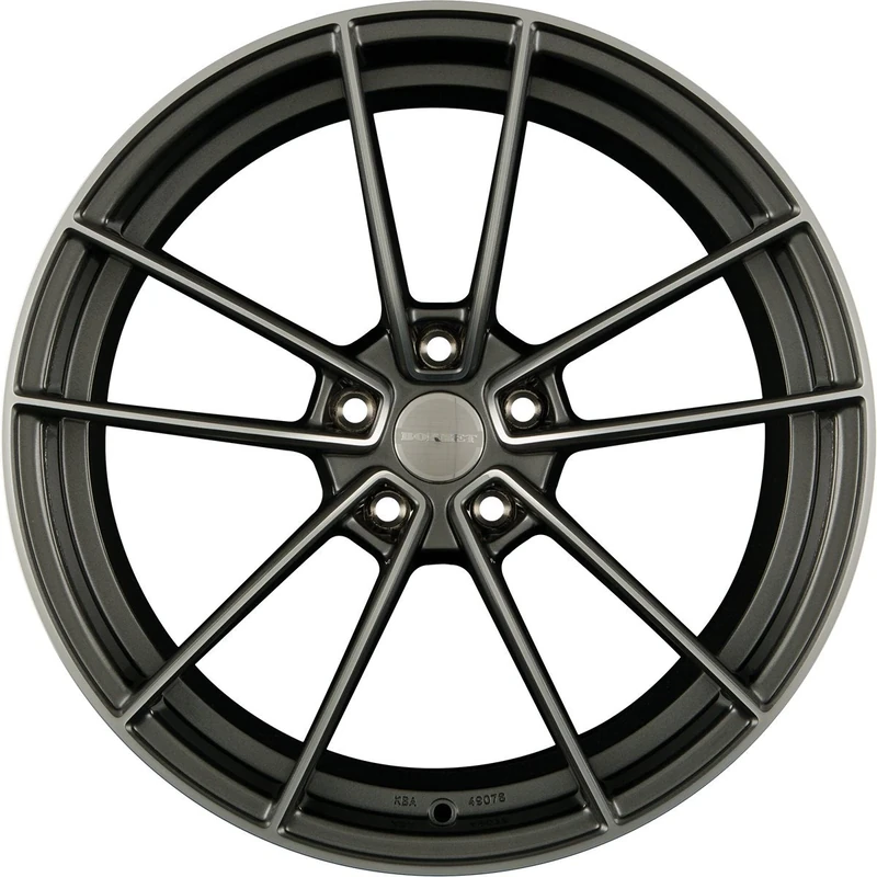 BORBET – Alloy Wheels, Width: 8.0, Diameter: 18 Hole Circle: 112, Color: Titanium Polished Dark