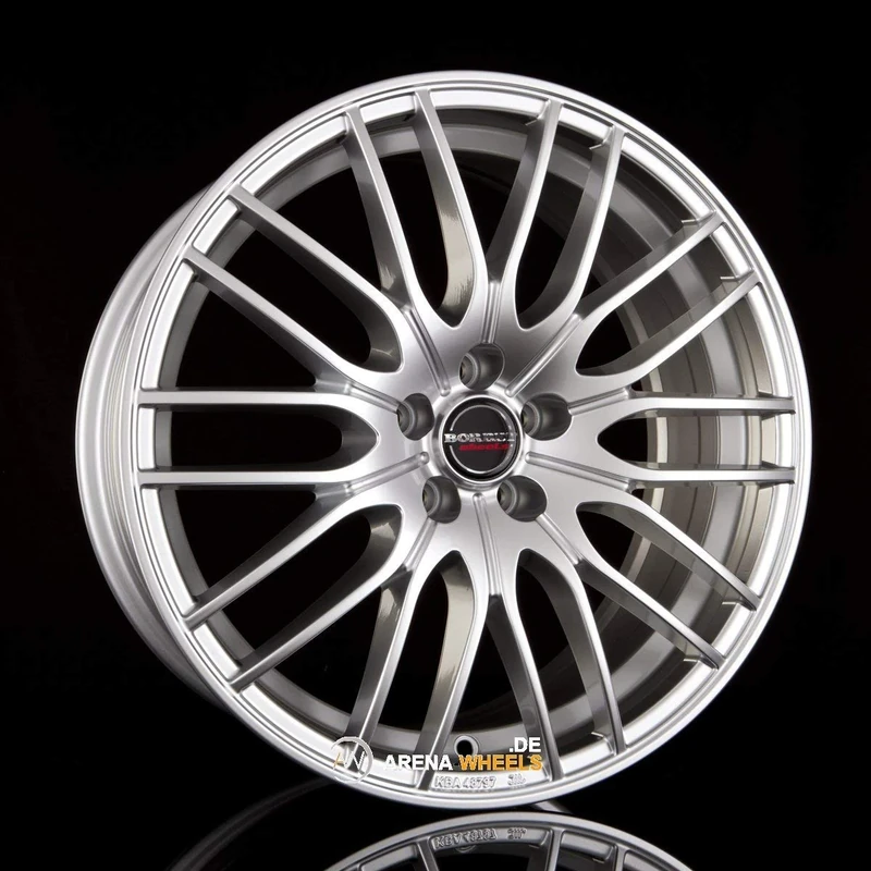 Borbet CW 4 7.5 x 19 ET 51 Bolt Circle 5 x 112 Hub Centering 57.1 CW4 75951112557.1STS, Sterling Silver